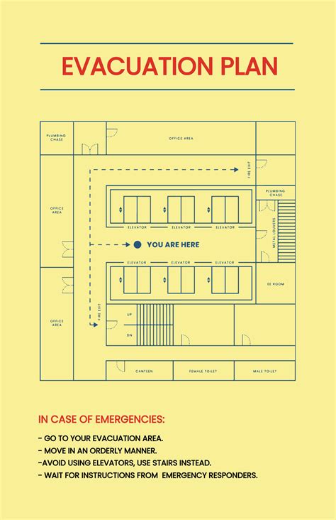 Evacuation Plan Template Free