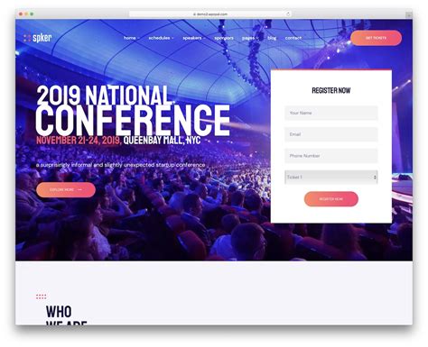 Event Site Template