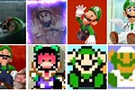 Evolution of Luigi Game Over