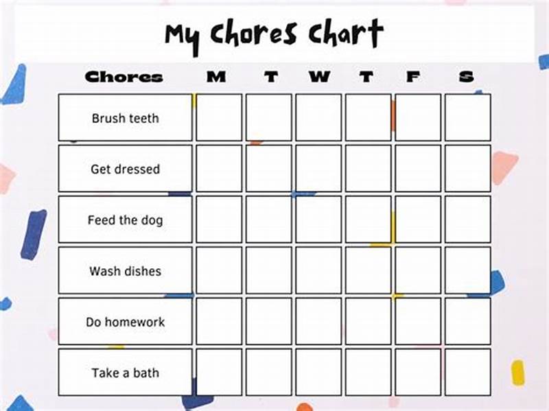Example Chore Chart