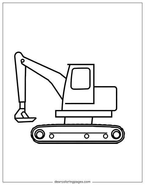 Excavator Printable
