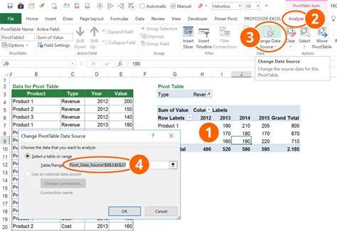 Excel 2016 Select Pivot Table As Source For A Chart