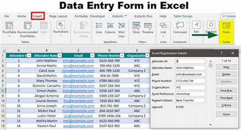 Excel Form Add In