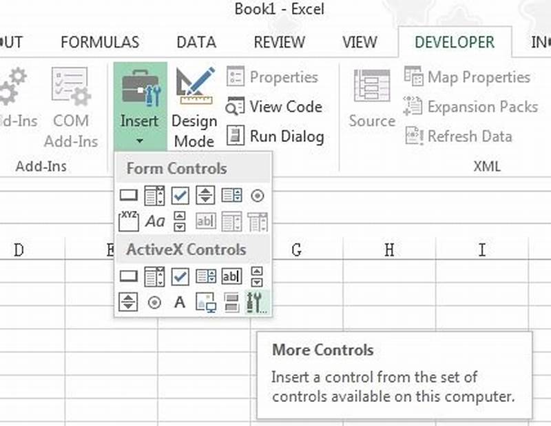 Excel Form Controls Vs Activex Controls