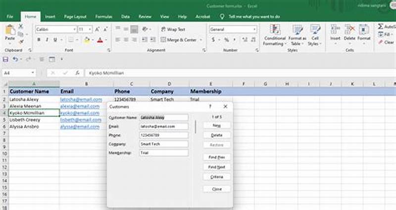 Excel How To Create A Form
