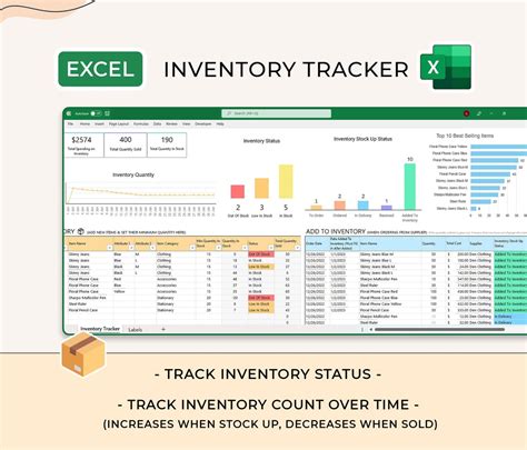 Excel Inventory Tracker Template