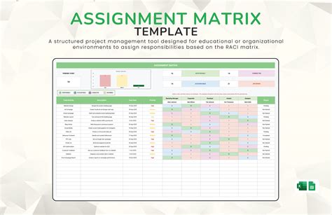 Excel Matrix Template