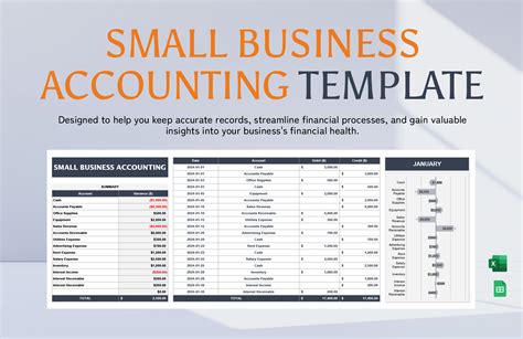 Excel Small Business Accounting Template