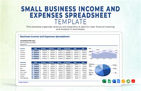Excel Template For Small Business Income And Expenses