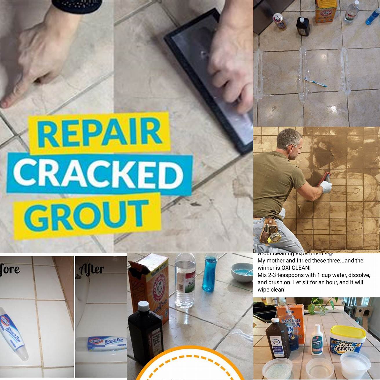 Experiment with Grout