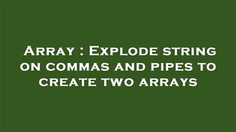 Explode string on commas and trim potential spaces from each value