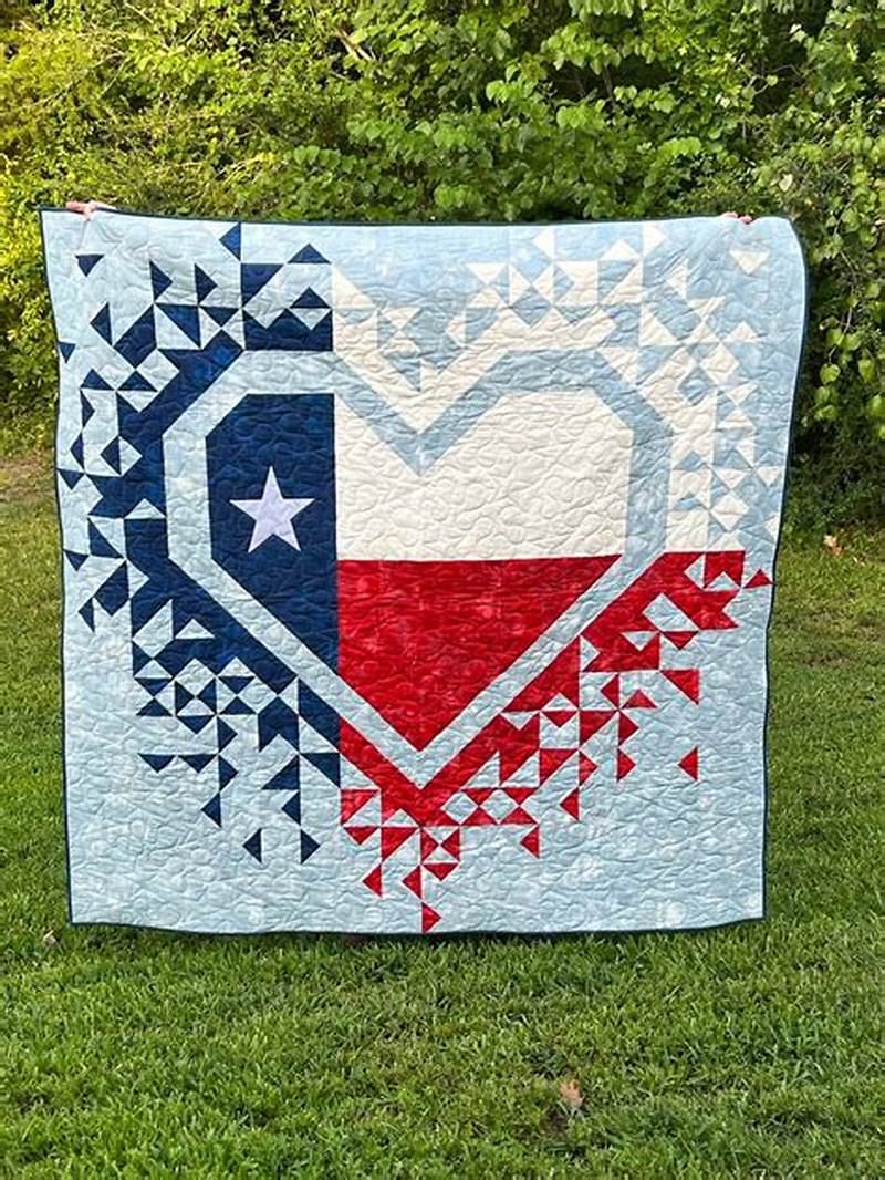 Exploding Heart Of Texas Quilt Pattern