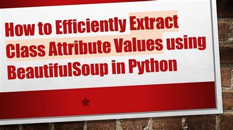 Extracting an attribute value with beautifulsoup