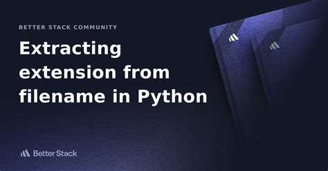 Extracting extension from filename