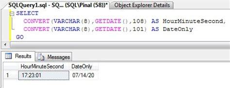 Extracting hours from a DateTime SQL Server 2005