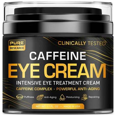 Eye Creams with Caffeine
