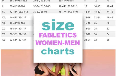 Fabletics Size Chart Womens