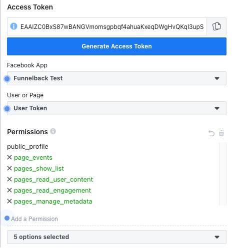 Facebook Permanent Page Access Token
