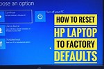 Factory Restore HP Laptop