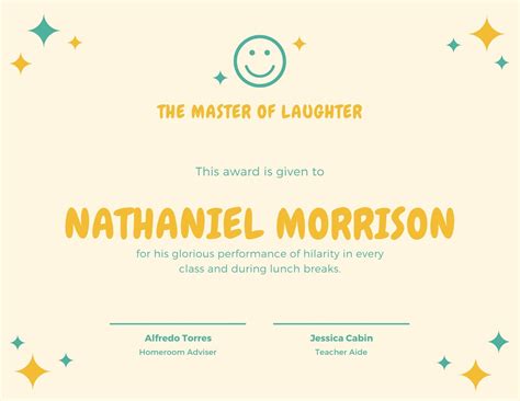 Fake Certificate Meme Template