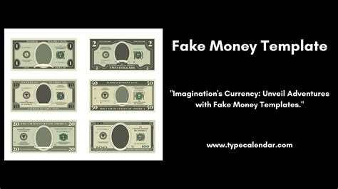 Fake Money Template Free
