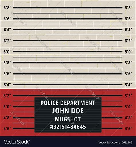 Fake Mugshot Template