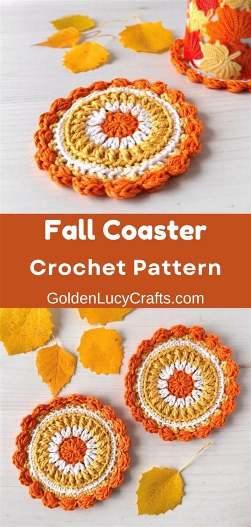 Fall Coaster Crochet Pattern