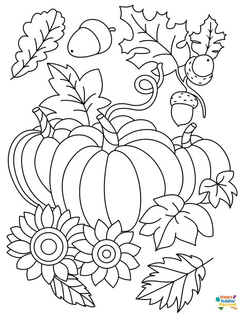 Fall Free Printable Coloring Pages