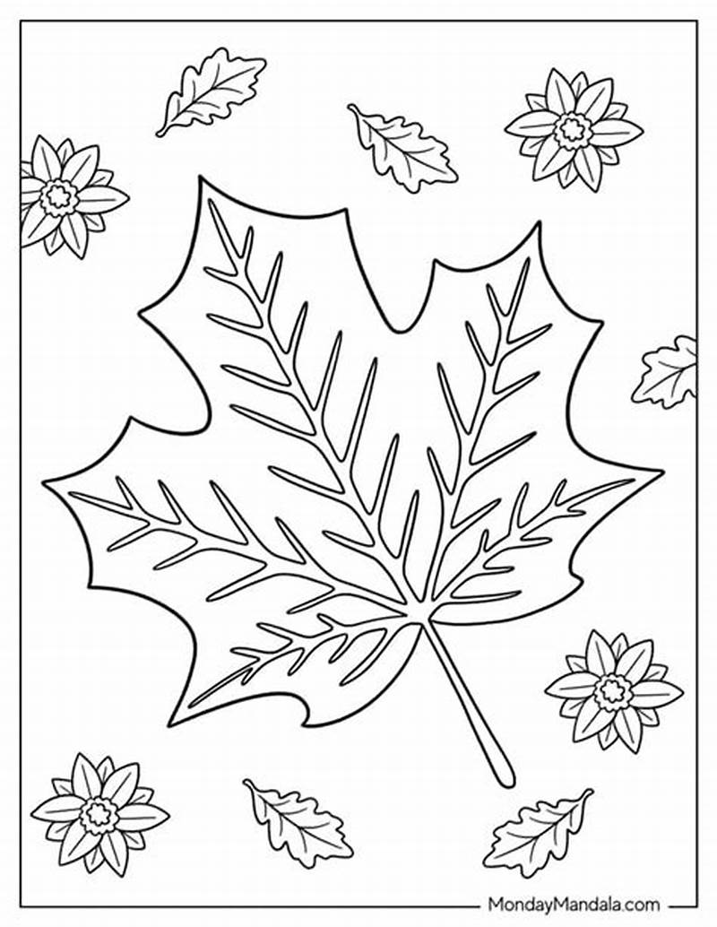 Fall Pictures To Color Printable