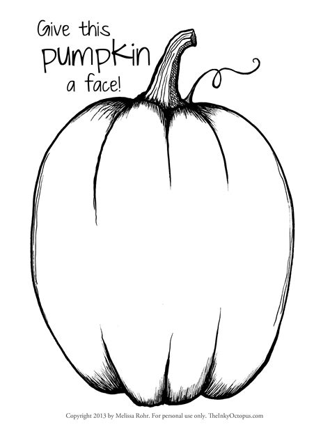 Fall Pumpkin Printables