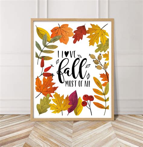 Fall Wall Art Printable