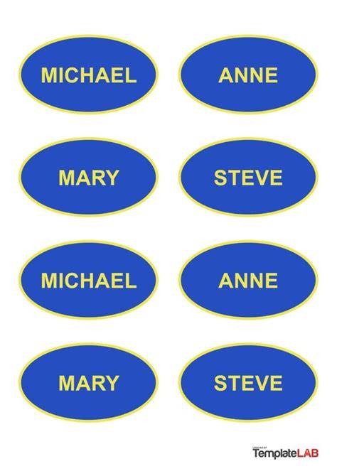 Family Feud Name Tag Template Printable