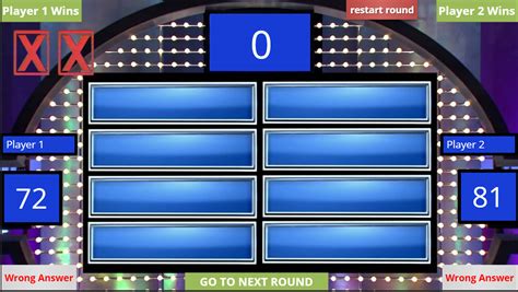 Family Fued Template
