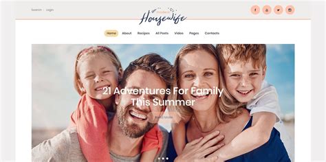 Family Reunion Website Template