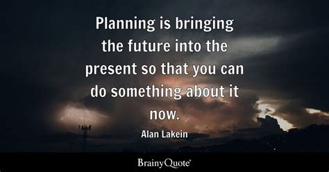 About Planning