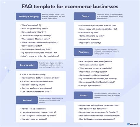 Faq Page Template