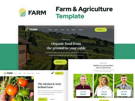 Farmer Website Template