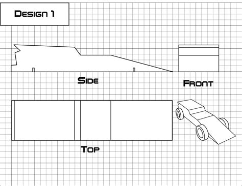 Fast Pinewood Derby Templates