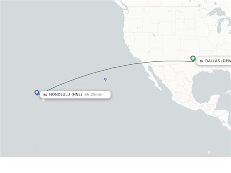 Fastest Route from Texas to Hawaii