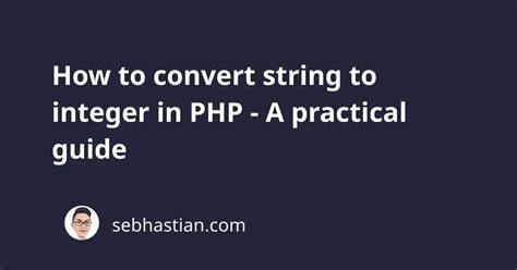 Fastest way to convert string to integer in PHP