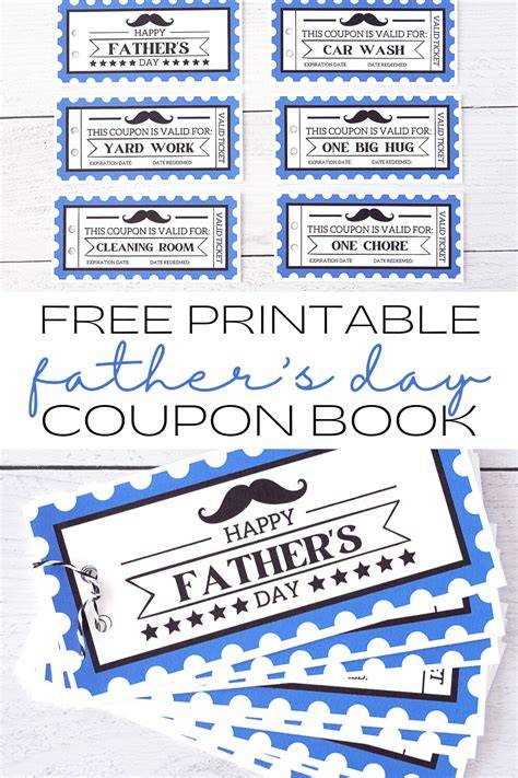 Father's Day Coupons Printable