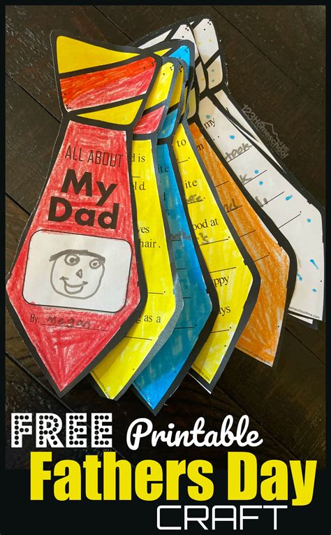 Fathers Day Craft Template