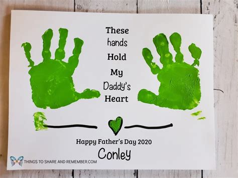 Fathers Day Handprint Printables
