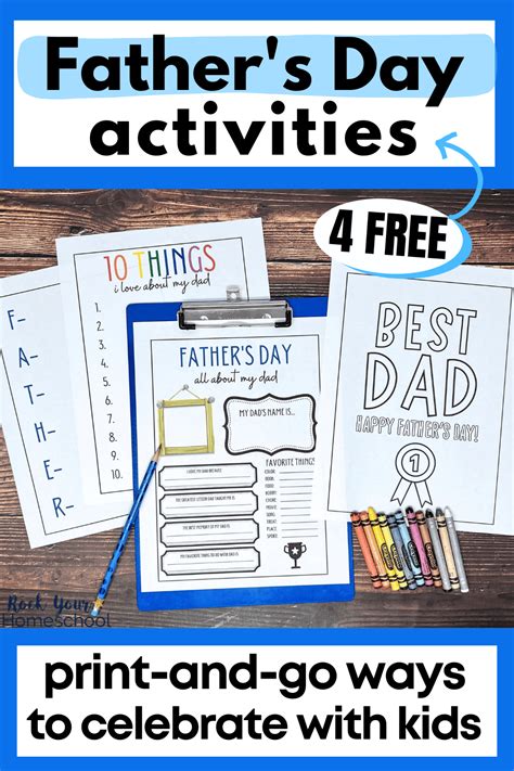Fathers Day Printables For Kids