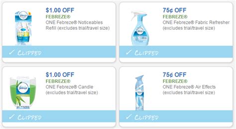 Febreze Coupons Printable