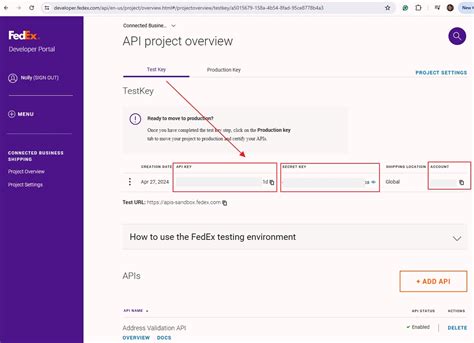 Fedex Api Catalog
