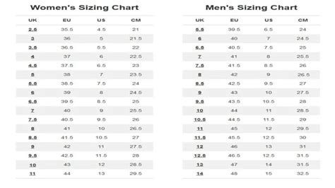 Fendi Size Chart