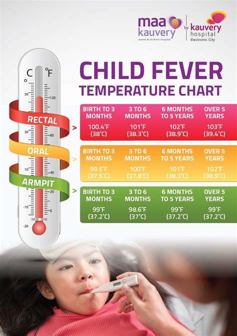 Fever Temperature Infant Chart