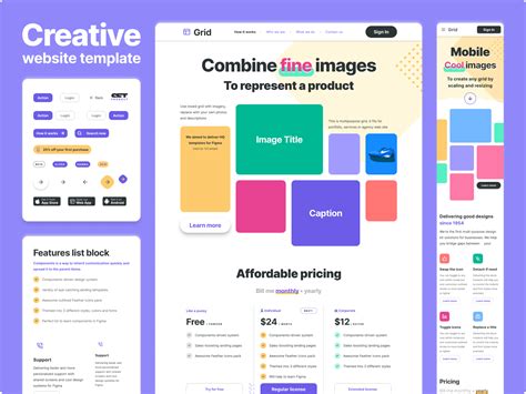 Figma Web Templates