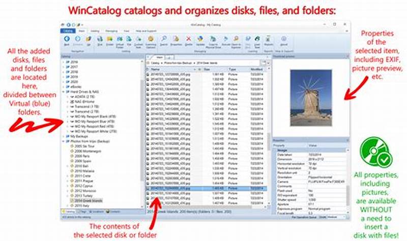 File Catalog Software With Screenshot Feature
